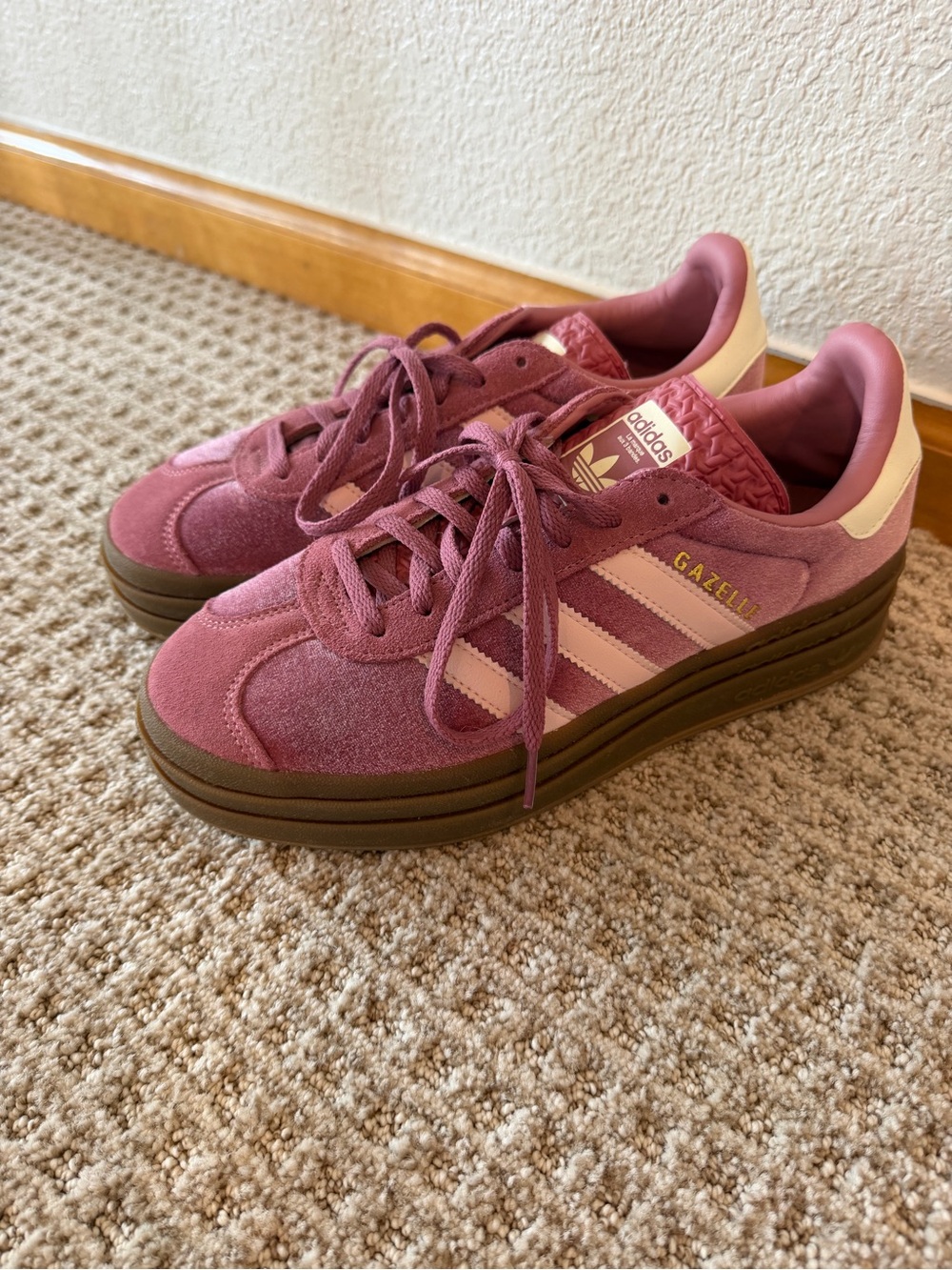 adidas Gazelle Women's Suede Sneakers - Mauve